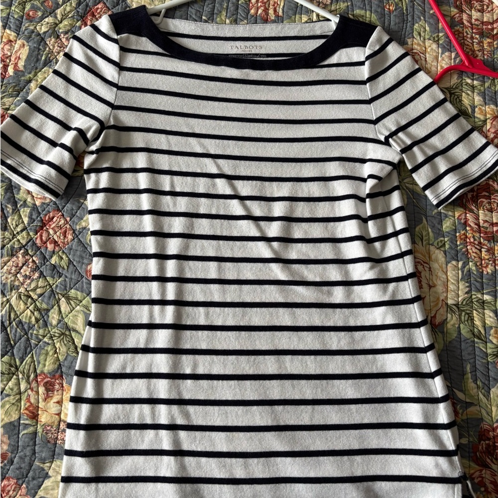 Talbots petites striped top